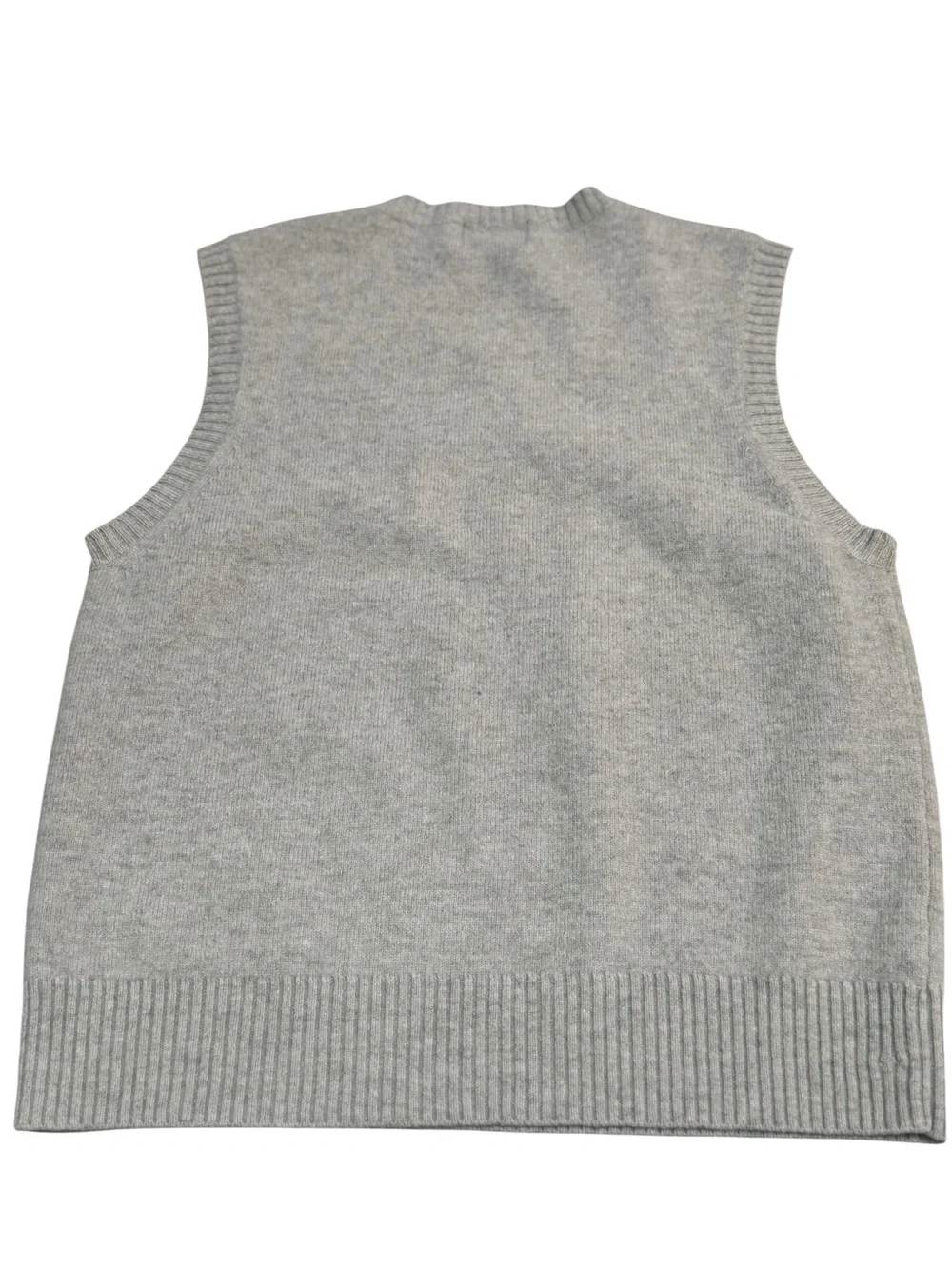 Eclectic Grandpa Club Room Light Gray V-Neck Sweater Vest